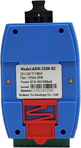 ADM-3320-SC CanBus Bus Optical Fiber Converter CAN Bus Optical Terminal Machine Dual Fiber SC CAN Bus to Optical Fiber in Saudi Arabia