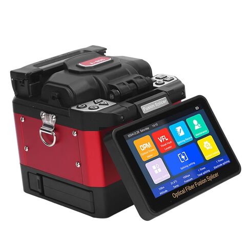 Fiber Splicer Kit 8s Splicing 18s Heating 6 Motor Cores Alignment Full Automatic Fiber Splicing Machine (US Plug AC100-240V) in Saudi Arabia