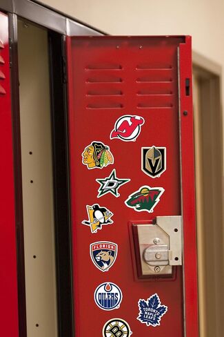 مجموعة متنوعة من الملصقات الفاخرة الكبيرة بشعار NHL All Teams 100 قطعة من الفينيل - مجموعة دوري الهوكي الوطني المرخصة رسميًا - كمبيوتر محمول، زجاجة مياه، سجل القصاصات، جهاز لوحي، داخلي/خارجي in Saudi Arabia