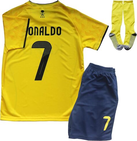 GK Grand #7 Home/Away 25/26 Kids Soccer Jersey Shirts Football Futbol Socks Set Youth Sizes in Saudi Arabia