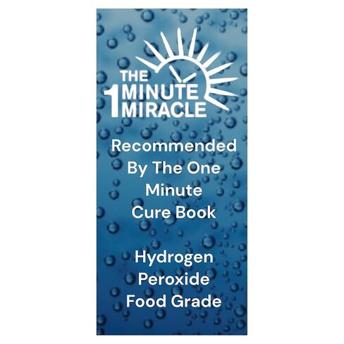 12% Hydrogen Peroxide Medical Food Grade - 8 oz Bottle with 1 Bottle Dropper - Reconmended by The One Minute Cure Book. in Saudi Arabia