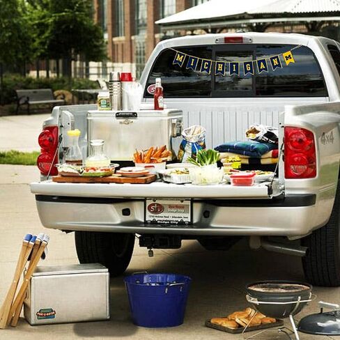 Michigan Wolverines Tailgate Party Banner by Hanna’s Handiworks | Lightweight Pre-Strung Fabric Decoration for Indoor/Outdoor | Represent Your NCAA College & Show Team Spirit with U of M Fan Decor in Saudi Arabia