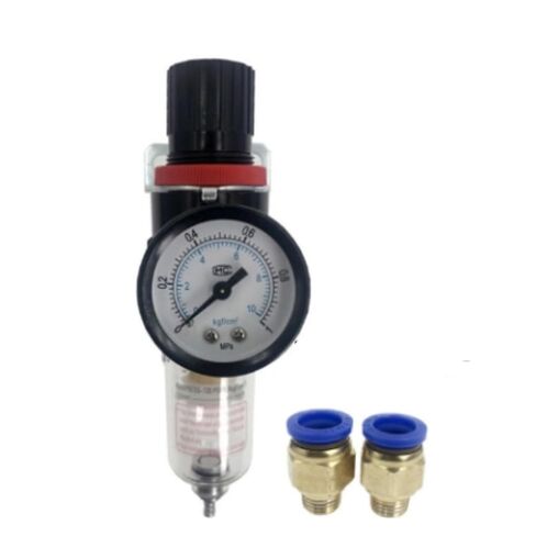Afr-2000 1/4 Pneumatic Filter AFR2000 Air Compressor Filter Moisture Separator Pressure Regulator Oil-Water Separator Device(AFR-2000+PC12MM) in Saudi Arabia
