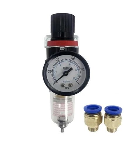 Afr-2000 1/4 Pneumatic Filter AFR2000 Air Compressor Filter Moisture Separator Pressure Regulator Oil-Water Separator Device(AFR-2000+PC12MM) in Saudi Arabia