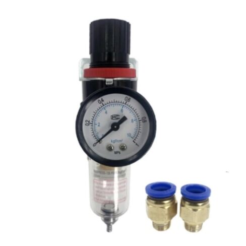 Afr-2000 1/4 Pneumatic Filter AFR2000 Air Compressor Filter Moisture Separator Pressure Regulator Oil-Water Separator Device(AFR-2000+PC12MM) in Saudi Arabia