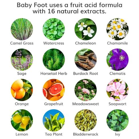 Baby Foot - Original Foot Peel Exfoliator For Men - Foot Peel Mask - Repair Rough Dry Cracked Feet and remove Dead Skin, Repair Heels and enjoy Baby Soft Smooth Feet 2.7 Fl. Oz. Mint Scented Pair in Saudi Arabia