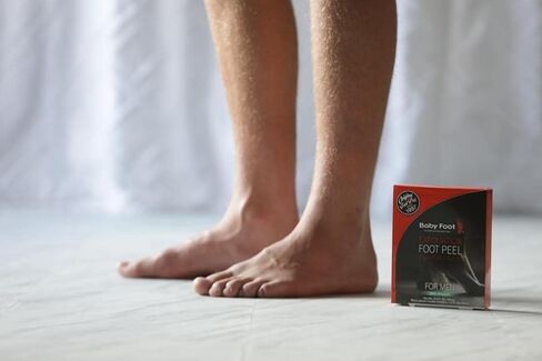 Baby Foot - Original Foot Peel Exfoliator For Men - Foot Peel Mask - Repair Rough Dry Cracked Feet and remove Dead Skin, Repair Heels and enjoy Baby Soft Smooth Feet 2.7 Fl. Oz. Mint Scented Pair in Saudi Arabia