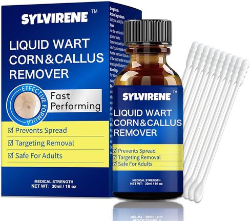 Wart Remover Liquid,17% Salicylic Acid,Quick Removal,Rapid-Acting,wart Remover Freeze Off for Common Warts,Corns and calluses(NDC Code：84010-079-01) in Saudi Arabia
