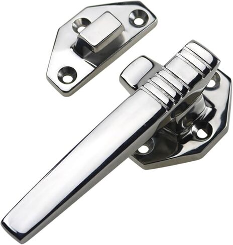 304 Stainless Steel Handle Industrial Equipment Engineering Machinery Rotary Door Closing Handle 1Pcs(Left) in Saudi Arabia