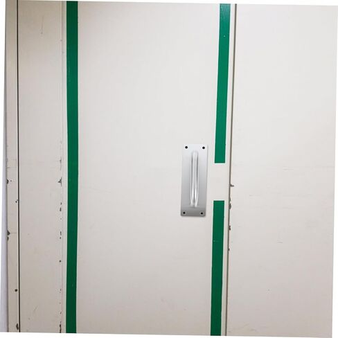 TEHAUX 2pcs Fire Door Pull Handles Modern Design for Commercial Use and Stylish Push Pull Plate for High Traffic Areas Hardware in Saudi Arabia
