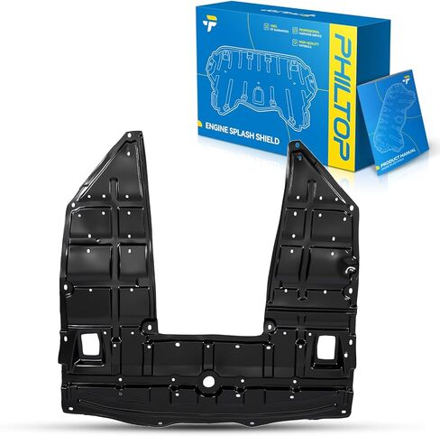 PHILTOP محرك سبلاش درع الجبهة السفلية غطاء المحرك تحت غطاء درع السيارة مناسب لـ 2015-2018 Ford Focus L 4 2.0T/2.0L استبدال # FO1228150 in Kuwait