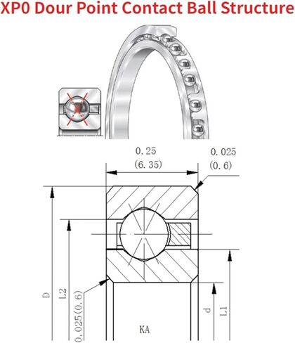 Section Thin Wall Bearing Four Point Contact Ball Deep Groove Angle(KA045) in Saudi Arabia