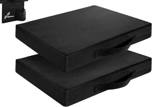 Sportneer Stadium Seat Cushion – 2'' Thick High-Density Foam Bleacher Pad with Waterproof 600D Oxford Cover & Non-Slip PVC Bottom, Portable Outdoor Seat Cushion for Sports Camping Picnics, 2 Pack in Saudi Arabia