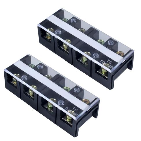 2 حزمة DIANQI 60A 660V محطة كتلة 3 موقف المسمار محطة قطاع صف مزدوج مع غطاء (TC603 2 قطعة) in Kuwait