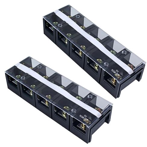 2 حزمة DIANQI 60A 660V محطة كتلة 3 موقف المسمار محطة قطاع صف مزدوج مع غطاء (TC603 2 قطعة) in Kuwait