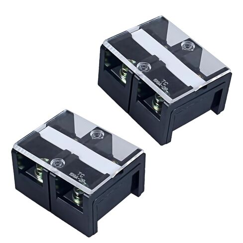 2 حزمة DIANQI 60A 660V محطة كتلة 3 موقف المسمار محطة قطاع صف مزدوج مع غطاء (TC603 2 قطعة) in Kuwait