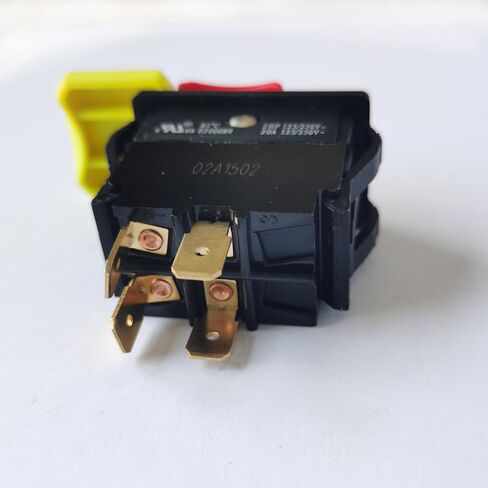 HY18-XX Push Button Switch 4 Pins 20A 2HP 125V/250V On Off Key Switch Single Throw Bipolar with 6.3 Male Tab for Power Tools in Saudi Arabia