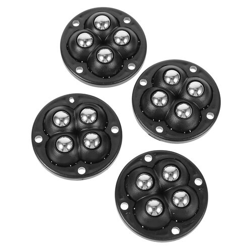 NUOBESTY 4pcs Self-Adhesive Mini Caster Wheels with 4-Ball Bearings for Small Appliances Storage Boxes Trash Cans Furniture Mobility Replacement in Saudi Arabia