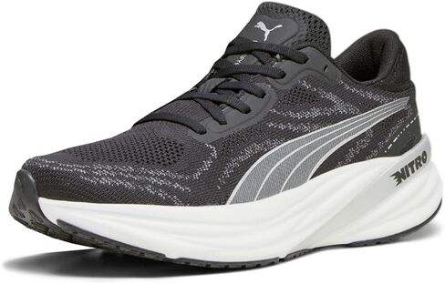 PUMA Mens Magnify Nitro 2 Running Sneakers Shoes - Black in Saudi Arabia