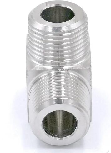 1/8 "1/4" 3/8 "1/2" 3/4 "1" BSPT NPT ذكر إلى ذكر الكوع المتساوي 304 محول تركيب الأنابيب غير القابل للصدأ 250 بار (خيط BSPT، 1") in Kuwait