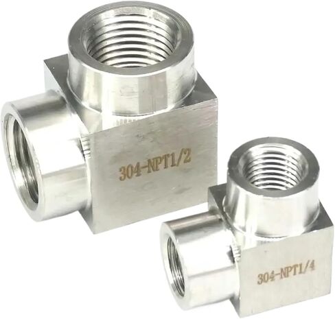 1 قطعة ارتفاع ضغط 200 بار 1/8 "1/4" 3/8 "1/2" 3/4 "1" NPT BSPP أنثى الكوع تركيب الأنابيب 304 الفولاذ المقاوم للصدأ زيت الغاز المياه (BSPP الموضوع، 1") in Kuwait