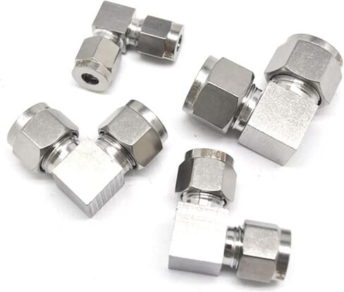 1 قطعة أنبوب مناسب O/D 3-25 مللي متر 1/8 "1/4" 3/8" 1/2" 3/4" 1" 304 الفولاذ المقاوم للصدأ متساوي الكوع الطويق تركيب ضغط الهواء الهوائي (20 مللي متر) in Kuwait