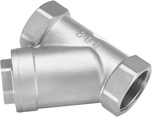 1/2 3/4 1 2inch Female Thread Y Mesh Strainer Threads Filter Brass Filter Valve Y Shaped Strainer Stainless Steel Filter Valve 1Pcs(2") in Saudi Arabia