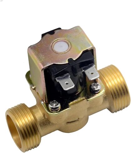 3/4 1/2 Inch DC 24V AC 220V DC12V Electric Solenoid Magnetic Valve Normally Closed Brass For Water Control 1Pcs(1/2",DC 24V) in Saudi Arabia