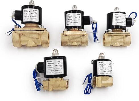 1/2 3/4 1 Inch Electric Solenoid Valve DN15 DN20 DN25 N/C Pneumatic Valve For Water Oil Air 220V AC 1Pcs(1") in Saudi Arabia