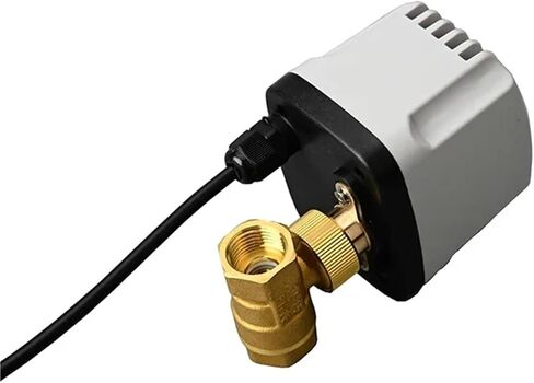 1/2 3/4 1 Inch Motorized Ball Valve 3-Wire 2 Control Normally Closed Brass Electric Ball Valve 8NM Torque Motor 1Pcs(1",220VAC_NORMALLY CLOSED) in Saudi Arabia