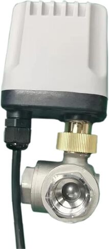 3 Way 304 Stainless Steel Motorized Ball Valve 220V 12V 24V 3-Wire 2 Control T Type Electric Ball Valve 1Pcs(3/4",220VAC) in Saudi Arabia