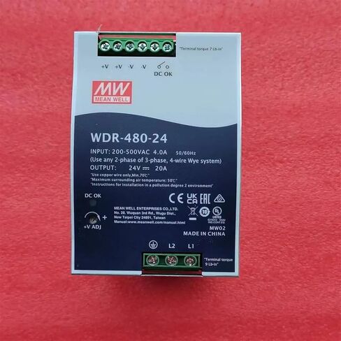 WDR-480-48 480 واط مخرج واحد مصدر طاقة السكك الحديدية الصناعية DIN WDR-480 48V 10A in Saudi Arabia