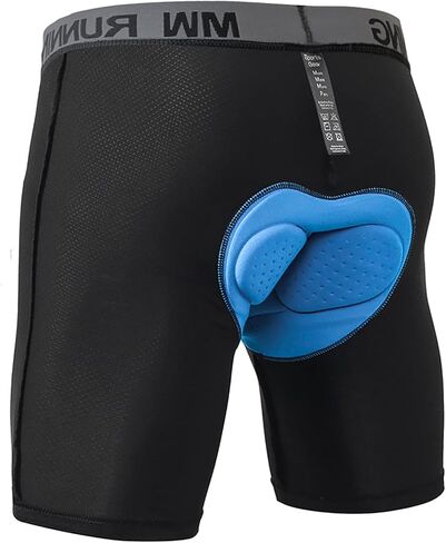 Men's Cycling Underwear 4D Padded Bike Shorts MTB Liner for Bicycle Biking Riding in Saudi Arabia