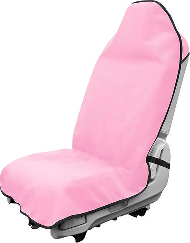 Car Towel Seat Cover, Waterproof Sweating Auto Front Seat Protective Cover, Non-Slip Washable Carseat Protector for Post Gym Workout Running Swimming, Car Accessories (Gray) in Saudi Arabia