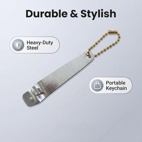 3-Pack Mini Vial Opener with 3-Color Lanyards - Stainless Steel Bottle Decapper & Seal Remover Tool for Glass Vials, Ampoules, and Medical Seals - Portable & Easy-to-Find in Saudi Arabia