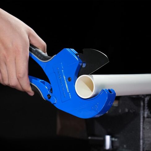 قاطع أنابيب PVC، حتى 2-1/2 بوصة، قاطع أنابيب السقاطة شديد التحمل، أداة قطع Pex لقطع الخراطيم البلاستيكية PEX، PVC، PPR وأنابيب السباكة مع أداة إزالة الأزيز in Kuwait