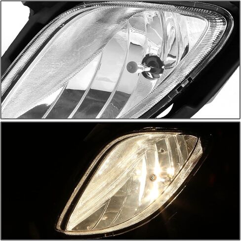 Auto Dynasty Fog Lights Assembly Compatible with 2010-2012 Genesis Coupe Front Bumper Driving Fog Lamps w/Switch, Driver and Passenger Side, Smoked Lens in Saudi Arabia