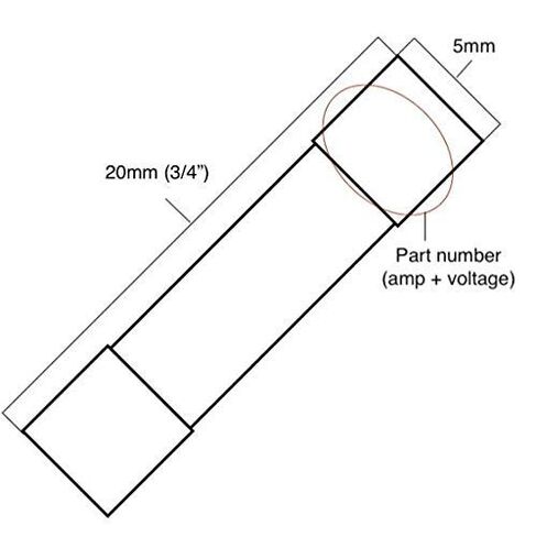 Witonics 300mA 250V صمامات زجاجية سريعة النفخ 5 × 20 مم (عبوة من 5) in Saudi Arabia