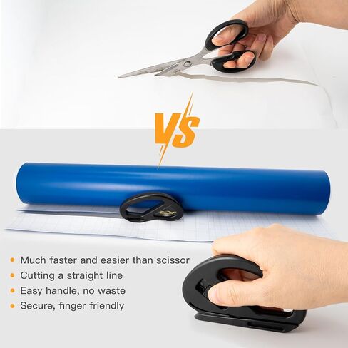 NEWISHTOOL 2 Pack Wrapping Paper Cutter, Holiday Christmas Gift Wrap Cutter, Sliding Wrapping Paper Cutting Tool, Gift Wrap Cut Tool Snitty Safety Cutter with Concealed Blade in Saudi Arabia