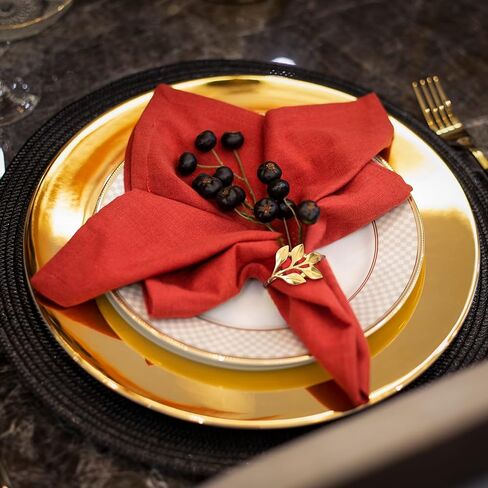 60 Pcs Leaf Napkin Rings Metal Gold Holder Table Napkin Rings for Dining Table Parties Everyday in Saudi Arabia