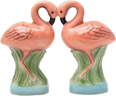 Flamingos Ceramic Salt and Pepper Shaker Set in Saudi Arabia