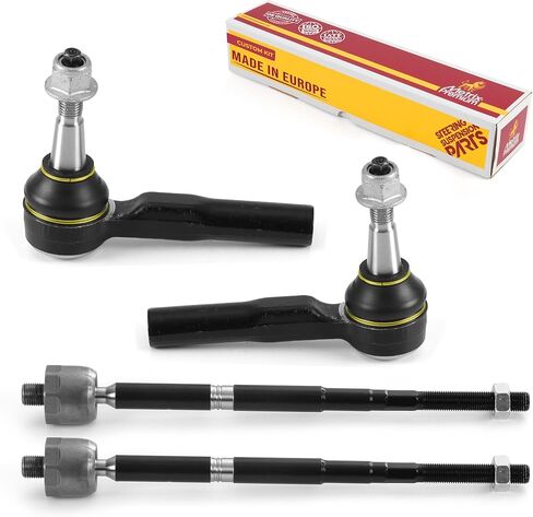 Metrix Premium Chassis Parts - 4 PC Inner & Outer Tie Rod End Kit Fits 10-17 Chevrolet Equinox, 10-17 GMC Terrain, Replacement EV801158, ES800640, Made in Europe in Saudi Arabia