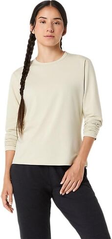 ASICS Women's Refined Texture Long Sleeve TOP Training Apparel in Saudi Arabia