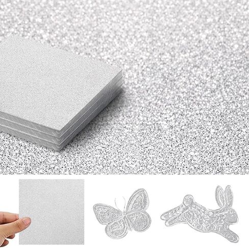 Yaocom 150 Packs Aluminum Metal Crafts DIY Foil Thick for Art Project Aluminum Flashing Roll Wide Sheet Multipurpose Metal Sheets (6 Inch X 6 Inch X 0.07 mm,Multicolor) in Saudi Arabia