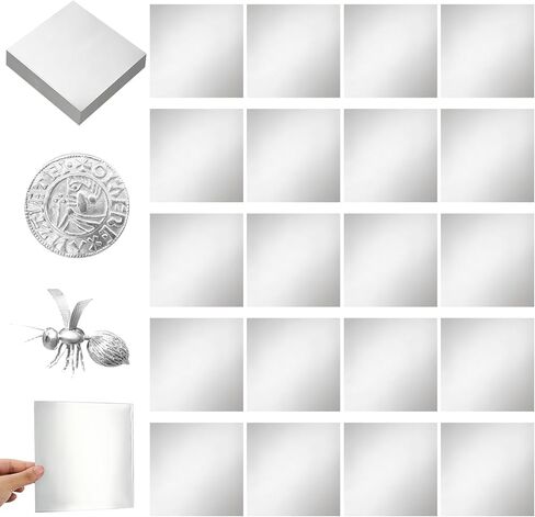 Yaocom 150 Packs Aluminum Metal Crafts DIY Foil Thick for Art Project Aluminum Flashing Roll Wide Sheet Multipurpose Metal Sheets (6 Inch X 6 Inch X 0.07 mm,Multicolor) in Saudi Arabia