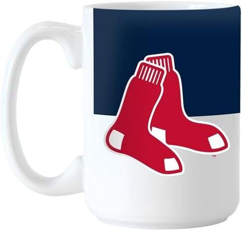 كوب كبير ملون بشعار MLB من العلامات التجارية، 15 أونصة (شيكاغو كابز) in Saudi Arabia