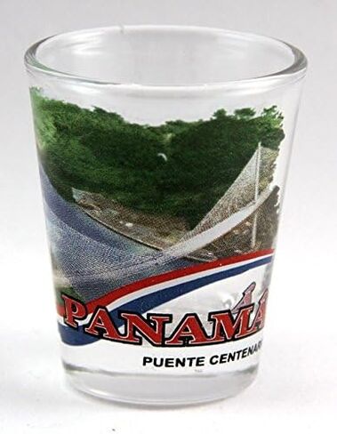 العالم بواسطة Shotglass بنما Puente Centenario Shot Glass in Saudi Arabia
