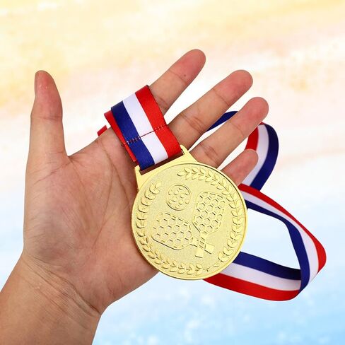 مجموعة 3 قطع من ميداليات كرة البيسبول، ميداليات كرة البيسبول المتينة المضحكة من المركز الأول والثاني والثالث مع شريط للمراهقين والكبار هدية جائزة الكأس (الذهب والفضة والبرونز) in Saudi Arabia