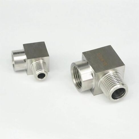 1pc 2800psi 1/8" 1/4" 3/8" 1/2" NPT Female To Male Elbow Fitting 304 Stainless Steel Water Gas Oil(1/2") in Saudi Arabia