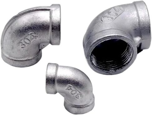 1pc Elbow 90 Degree Angled F/F Stainless Steel SS 304 Female*Female Threaded Pipe Fittings(3/4") in Saudi Arabia